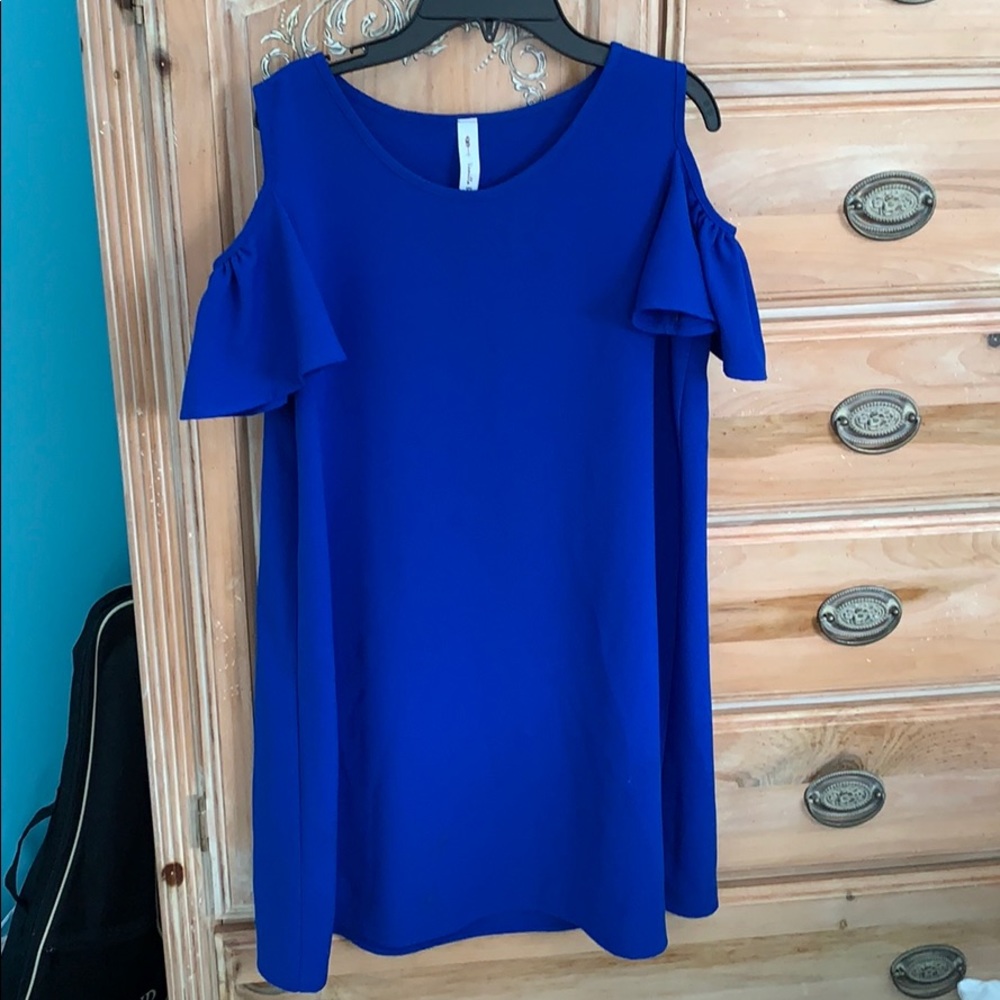 Blue dress